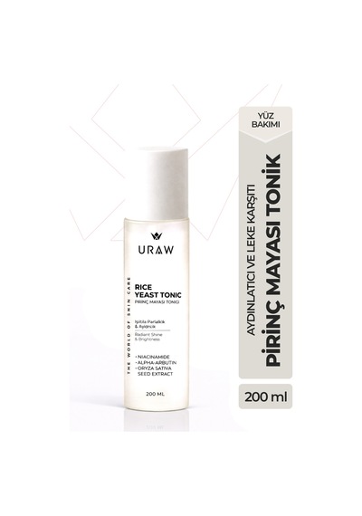 Uraw Aydınlatıcı ve Leke Karşıtı Pirinç Mayası Tonik 200 ML