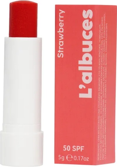 L'albuces Strawberry Lip Balm Dudak Nemlendirici SPF50 2'li