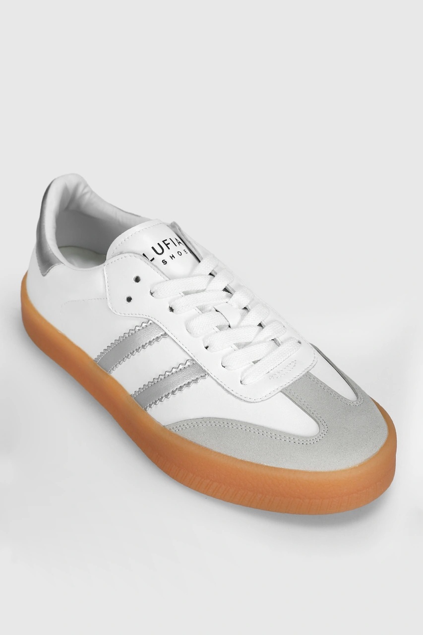 Lufian Davıd Erkek Deri Sneaker Ayakkabı Beyaz Beyaz 112230234100500 Beyaz