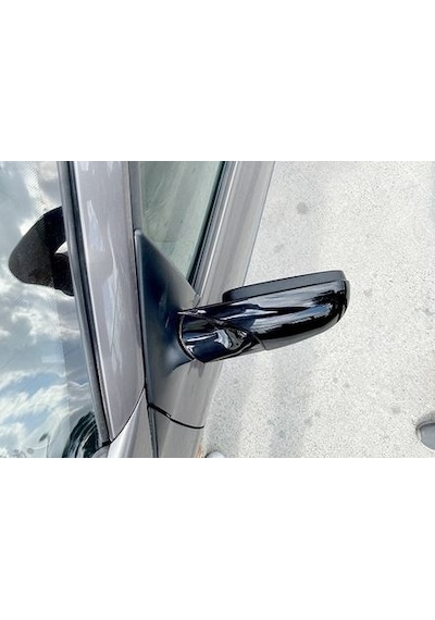 Renault Megane 2 2002-2009 Batman Yarasa Ayna Kapağı Piano Black