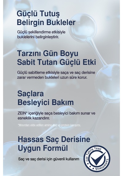 Güçlü Tutuşlu, Durulanmayan, Dalgaları Belirginleştiren Saç Kremi Dashu Daily Super Hard Curl Cream