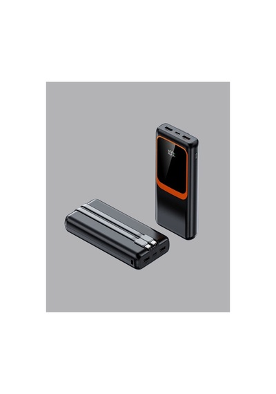 Powerbank 20000 Mah Dijital Ekranlı Ve Çok Kablolu Hızlı Şarj Cihazı - Lisinya