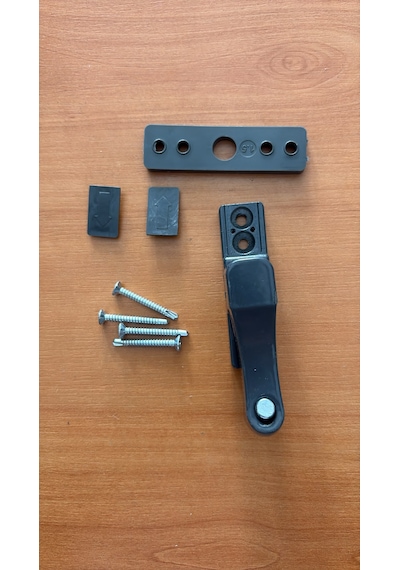 Pvc Pencere Çocuk Emniyet Güvenlik Kilidi Gramajlı Premium Kalite Metal Antrasit Gri
