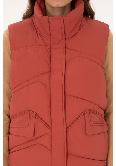 U.s. Polo Assn. Kadın Gül Kurusu Yelek Dokuma 50308091-vr026 Gul Kurusu