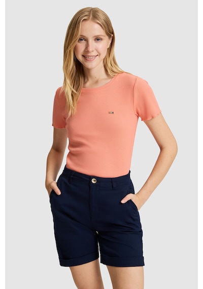 U.S. Polo Assn. U.s. Polo Assn. Kadın Mercan Tişört 50323485-vr204 Coral