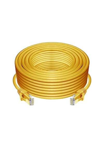 Cat6 Patch Kablo 5 Metre- Sarı