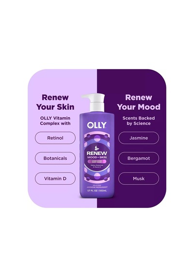 Olly Renew Mood + Skin Duş Jeli 502ml Diğer