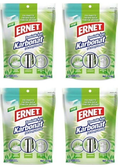 Ernet Temizlik Için Karbonat 1,5Kg 4'Lü
