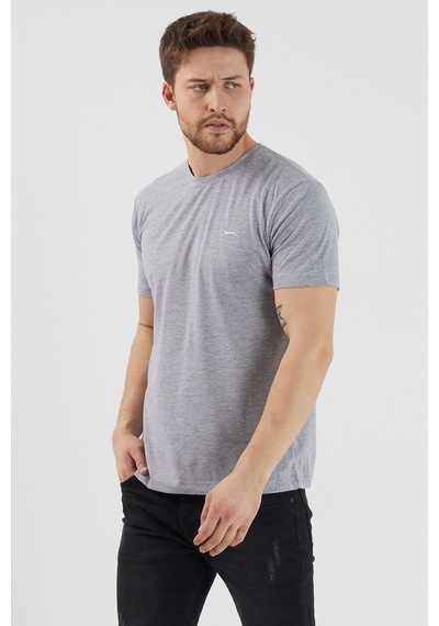 Slazenger SANDER KTN Erkek  Gri Tişört