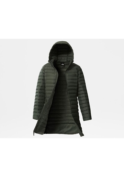 The North Face W Stretch Down Parka Kadın Outdoor Montu Nf0a4p6jnyc1 Koyu Yeşil Koyu Yeşil