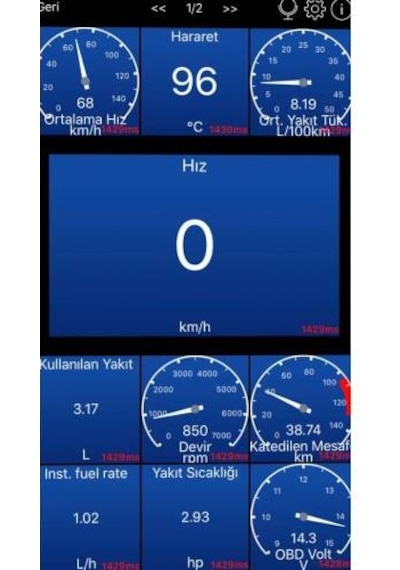 elm327 obd cihazı 1.5 versiyon pic18f25k80 çipli