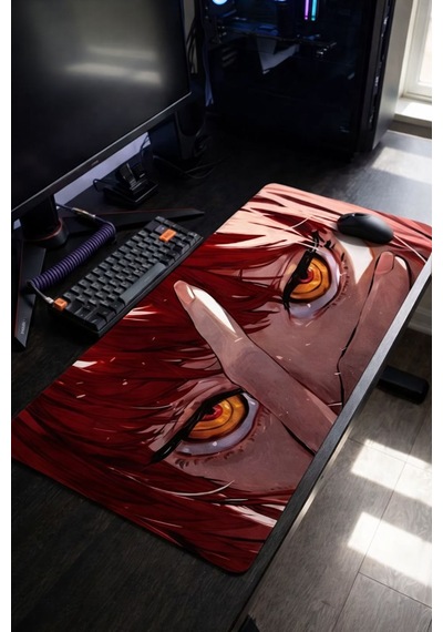 Derdenix Anime Series: Makima Edition 90x40 Mousepad Çok Renkli