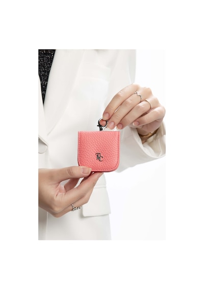 Tamer Tanca Unisex Hakiki Deri Pembe Airpods Kılıfı Cuzdan 995 230250 Aırpods Sk23/24 Pembe Fltr Pembe