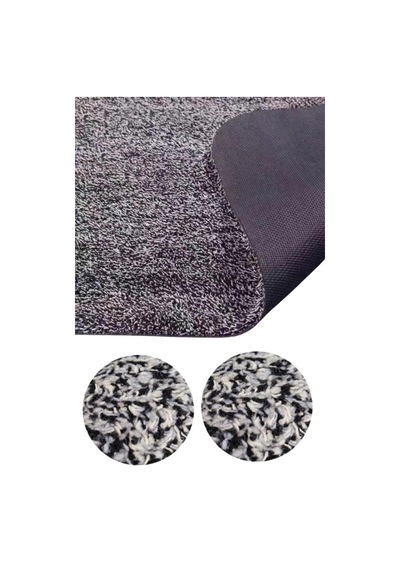 Vos Versa Çamaşır Makinesinde Yıkanabilir Kir Toz Emici Mikrofiberli Paspas Gri Vvhm0010-367 - 100 X 40