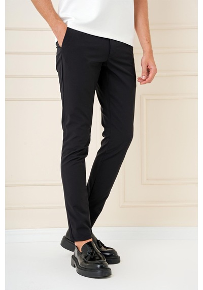 Efor P 1161 Slim Fit Siyah Klasik Pantolon Siyah