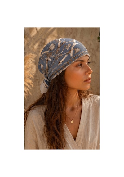 Sisley Flora Bandana/fular -2015-47 47 İndigo