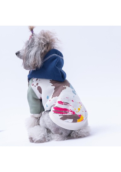 Lacivert Rio Köpek Hoodie Köpek Sweat Köpek Kıyafeti Kedi Kıyafeti