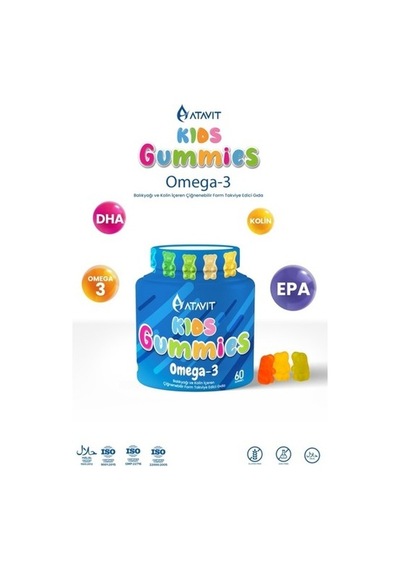 Atavıt Kıds Omega 3 Gummıes 60 Adet