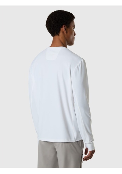 North Sails Uzun Kollu Erkek T-shirt-33478 Beyaz
