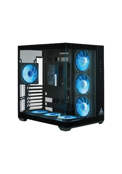 AERSTONE Trion 850 Watt 80+ Bronz 7 Fanlı RGB Akvaryum Oyuncu Kasası