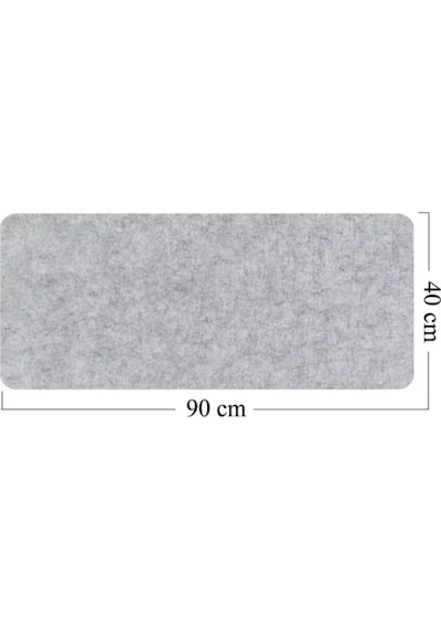 Mousepad Masa Üstü Koruyucu 3mm Keçe Klavye Pc Notebook Altı A3
