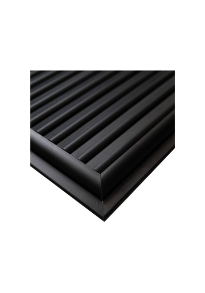 Siyah Alüminyum 35x35 Cm Menfez Banyo Havalandırma Menfezi