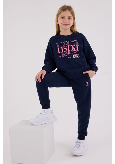 U.s. Polo Assn Kız Çocuk Lacivert Eşofman Takımı Us2309-c-v1 Lacivert