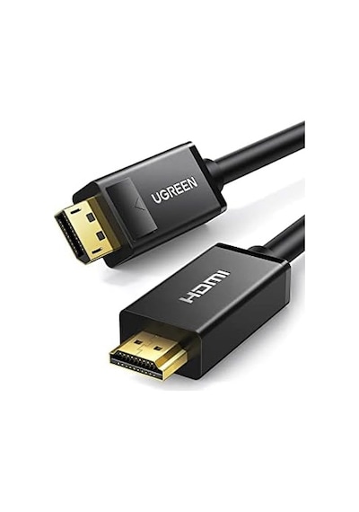 4k Displayport Hdmı Dönüştürücü Kablo, Siyah, 2 Metre