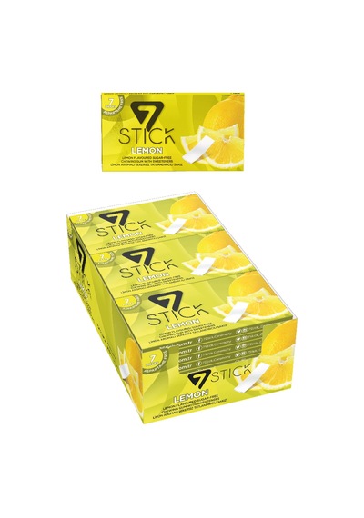 7stıck Sekersız 7lı Lımon Aromalı Sakız 14,5gr 24 Adet