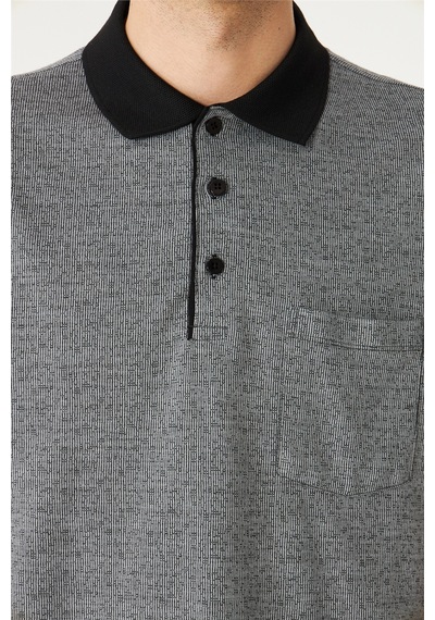Siyah Polo Yaka T-Shirt