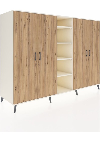 Kronos Dolap 12 Raflı 4 Kapaklı 220x59x163 Aytaşı-çam/aytaşı Atlas Çam/aytası - Aytası Kronos Dolap 12 Raflı 4 Kapaklı 220x59x163 Aytaşı-çam/aytaşı Atlas Çam/aytası - Aytası