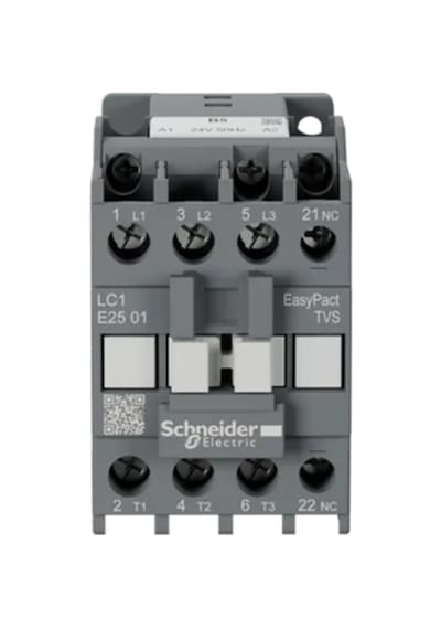 Schneider Electric Easypact Tvs Lc1E2501B5 3P 25A 24Vac Güç Kontaktörü