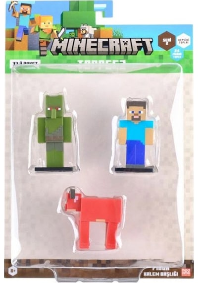 Minecraft 3d Toppeez 3'lü Figür Seti Seri 2