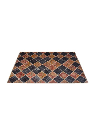 Patchwork El Dokuma Anadolu Halısı – Spring (424938475) Çok Renkli