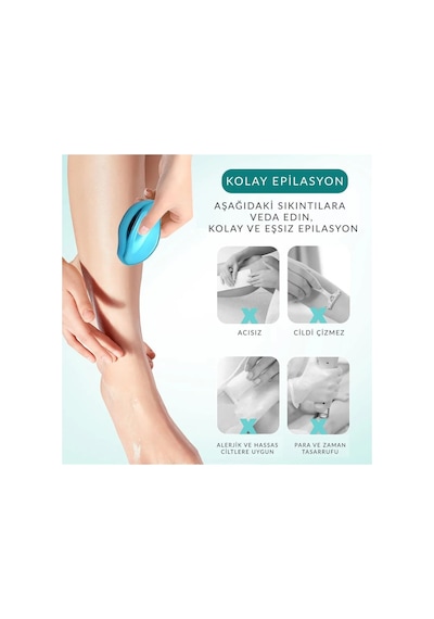 Epilasyon Tüy Alıcı Fiziksel Kristal Epilatör Islak & Kuru - 625087403