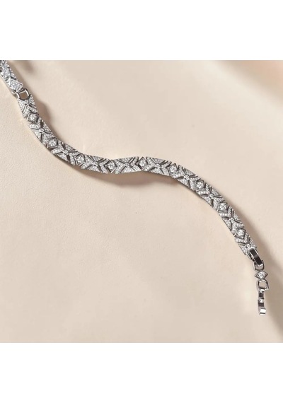 Nur Silver Modern Royal Çelik Bileklik - Nur-bl92492 Sarı