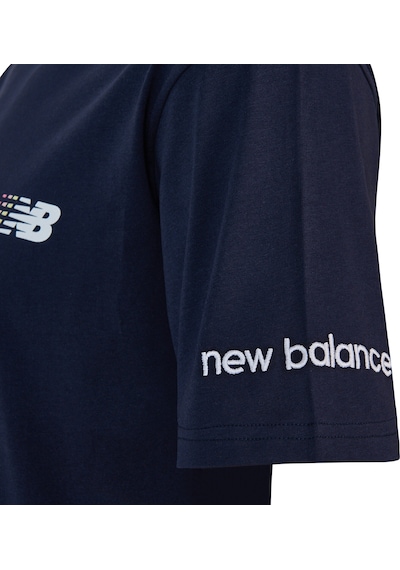 New Balance Nb Lifestyle Erkek T-shirt Mnt1644-avı Lacivert