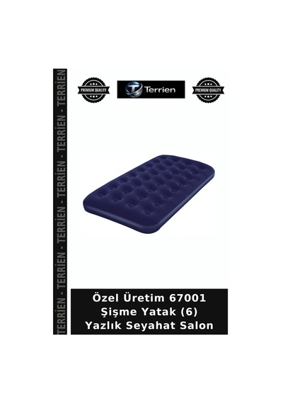 Özel Üretim 67001 Şişme Yatak 6 Yazlık Seyahat Salon Diğer