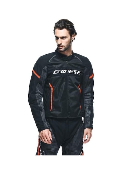 Dainese Air Frame 3 Black Red Fluo Tekstil Mont
