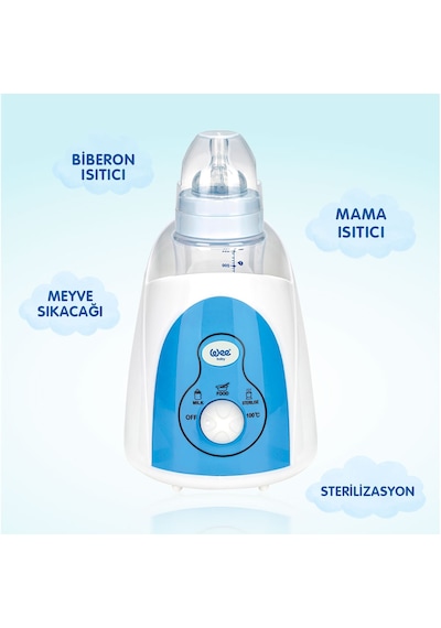 Wee Baby 4 İşlevli Biberon Isıtıcı & Sterilizatör