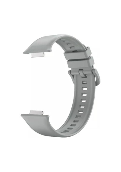 Huawei Watch Fit 2 Uyumlu Spor Jel Silikon Kordon, Gri