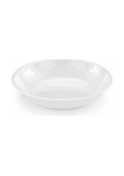 Tria Melamin Beyaz Çukur Tabak 20 Cm