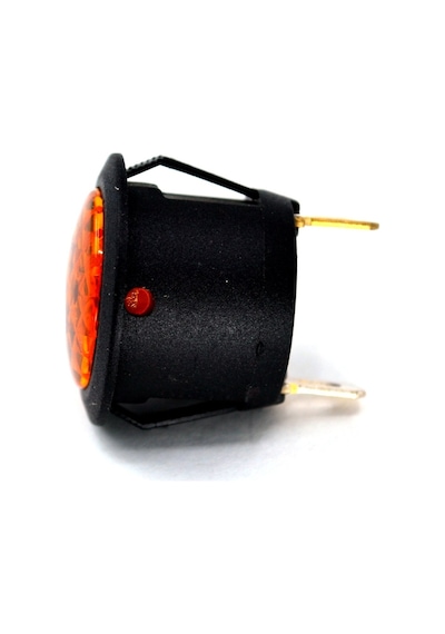 Sarı Göz Lambası 12v Led 23mm Gösterge İkaz