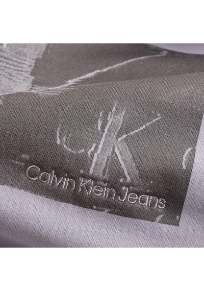 Calvin Klein Tv Dısrupted Monogra Erkek Lila Hoodie Mor