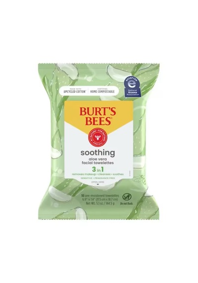 Burt's Bees Soothing 3 Ü 1 Makyaj Temizleme Mendili 30 Lu