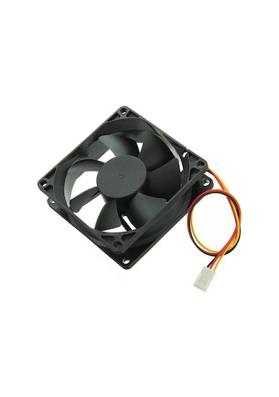 8 Cm Fan 25 Mm 12 Volt 3 Pin Standart