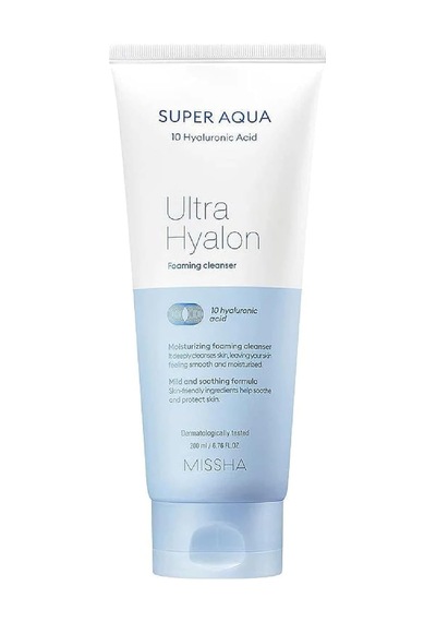 10 Çeşit Hyalüronik Asit İçeren Makyaj Temizleme Köpüğü200ml Super Aqua Ultra Hyalron Cleansing Foam