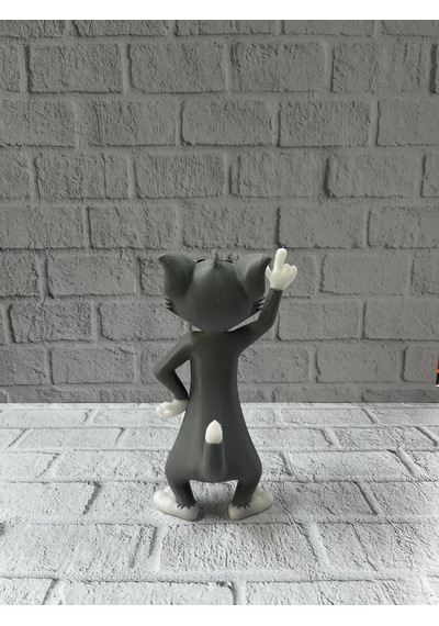 Tom Kedi Biblo 22 Cm Hediyelik Dekoratif Ev Ofis Aksesuarı