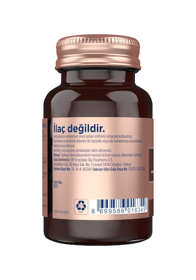 Mag Complex 200mg Magnezyum Kompleks 3lü Form Malat-sitrat-bisglisinat 60 Tab Kas & Kemik & Enerji 2 Paketi