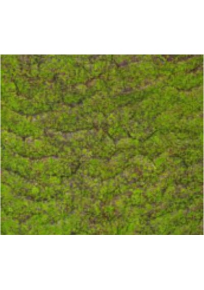 Yapay Yosun Duvar Dekoru Tabaka Kahve-yeşil 100x100 Cm Çok Renkli